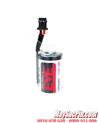 EVE ER14250 (Zắc DF1.35-2P); Pin nuôi nguồn EVE ER14250 lithium 3.6v 1/2AA 1200mAh chính hãng